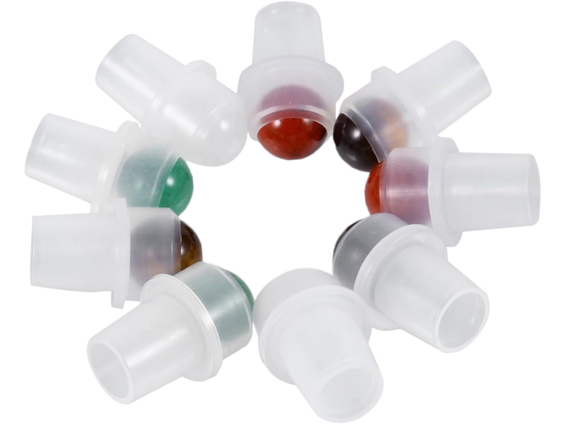 10 Frascos Roll-on De Óleos Essenciais Para Viagens E Aromaterapia.