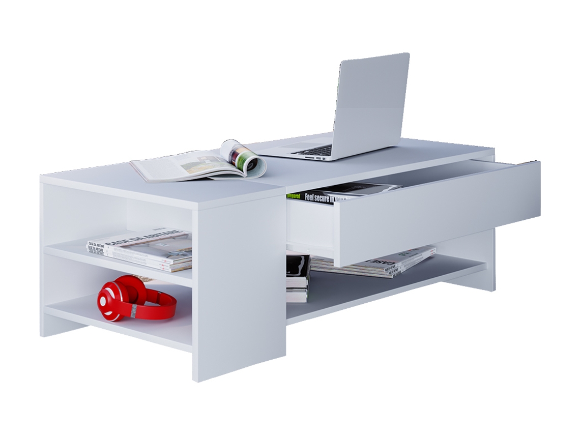 Mesa Para Sofá Mesa De Centro Com Gaveta Tindus Vcm