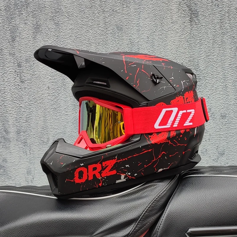 Capacete De Motocicleta (xl), Para Motocross E Downhill.