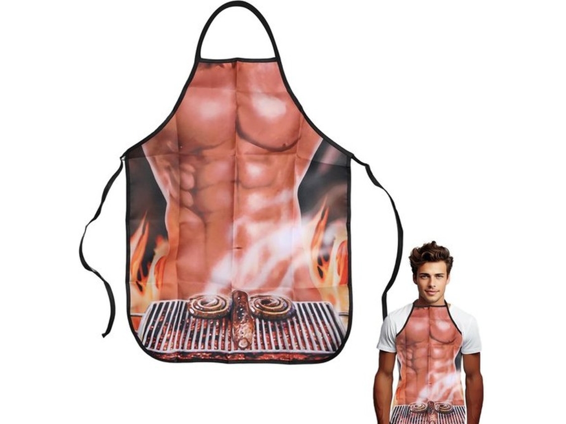 Kit De Cozinheiro - Grappig - Impressão 3d - Resistente A Água/óleo - Revestível - Leve - 60x80 Cm - Kit De Cozinheiro