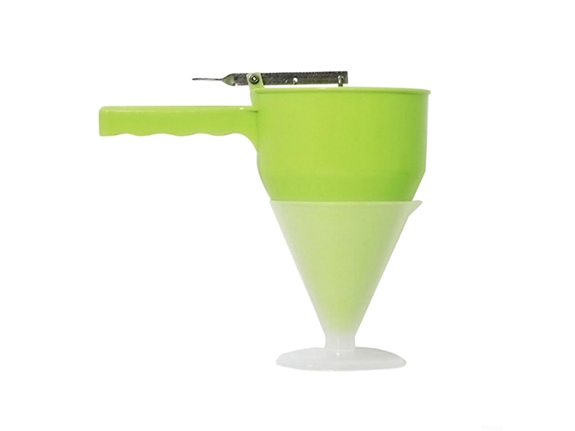 Fabuletta Funil Dosador De Massa Panqueca Em Aço Inoxidável Com Controle Precisão E Suporte Para Assar, Ideal Para