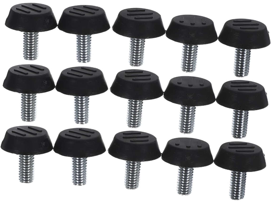 Gatuida Conjunto De 16 Pés Mesa Ajustáveis Para Eletrodomésticos E Equipamentos, Em Metal E Plástico, Com Redução De