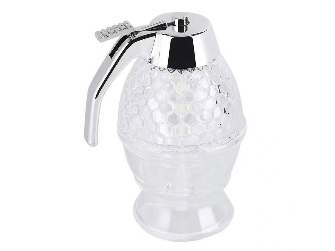 Dispensador de Miel Premium Norpro 1 Taza Vidrio Hive Gatillo Anti goteo Material Acrílico Duradero