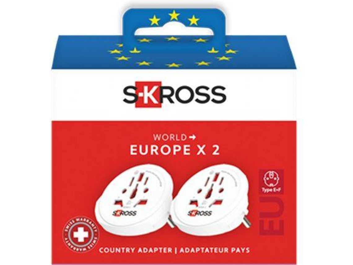 Adaptador Viagem Skross Europe to USA Duo (2x)