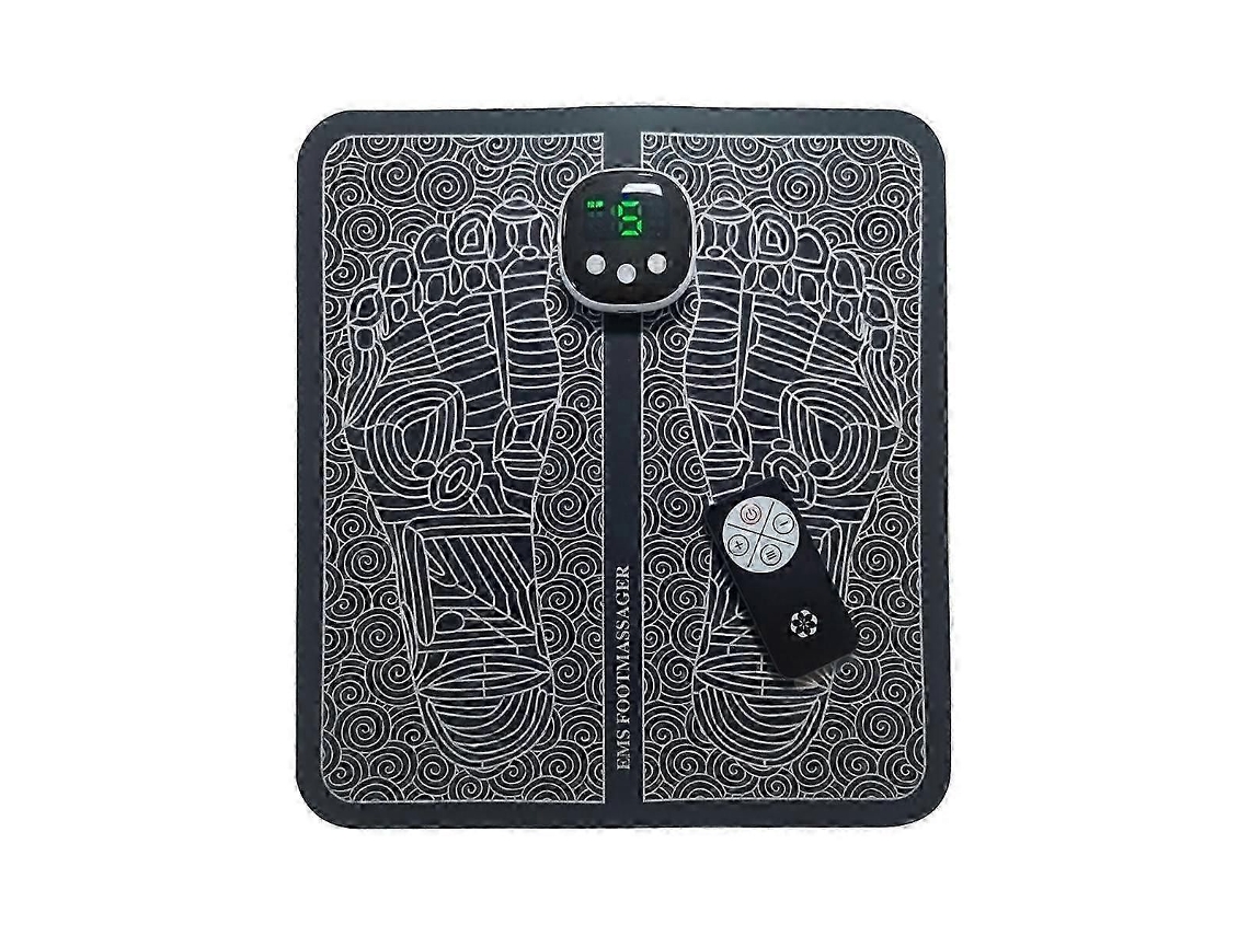 Tapete Massageador Para Pés Com Estimulação Ems, Compatível Massagem Alívio Da Dor E Melhora Performance Muscular.