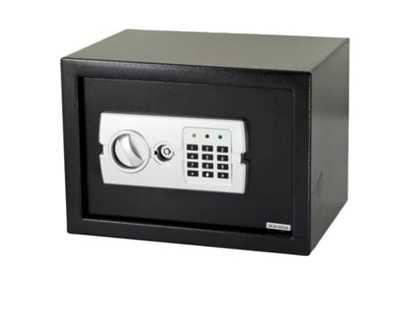 Cofre digital Fort G21 350 x 250 x 250 mm G21 preto, código A, 10 kg