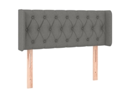 Headboard, Headboards Vidaxl Cinzeto Tecido (93 X 16 X 78/88 Cm)