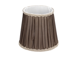 2026 lâmpada de Mesa com Toldo de Tela Moderno Decorativo para Lâmpadas E14 Café