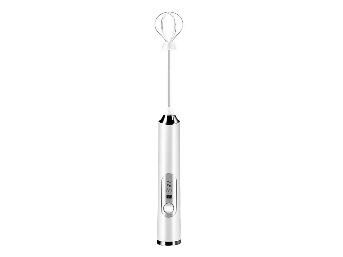 Batedor De Ovos Elétrico Multifuncional Sem Fio, Espumador Leite Portátil Para Cozinha Doméstica, Assar E Preparar Café (branco)