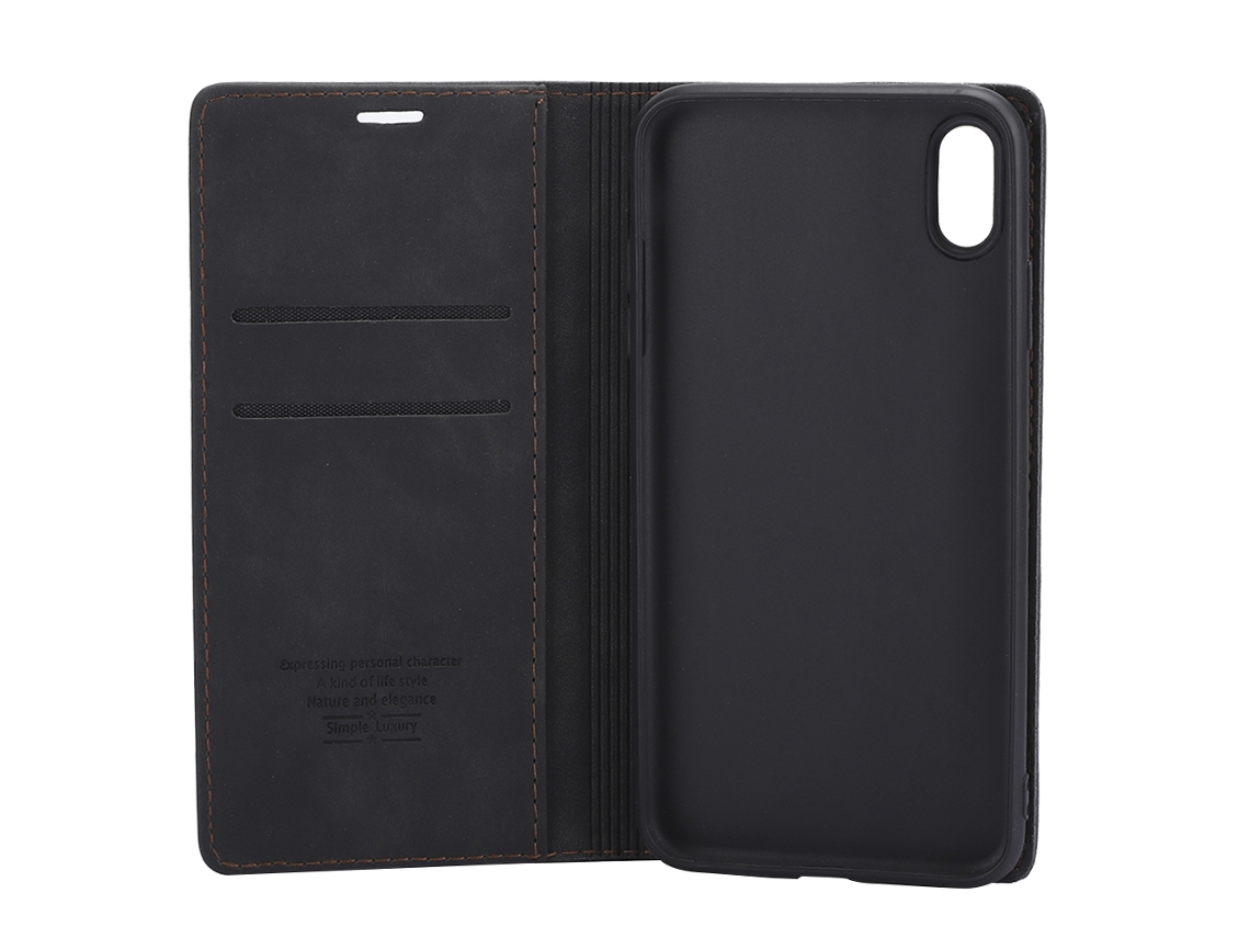Capa de Couro LAXISCREED para Iphone X/xs Max