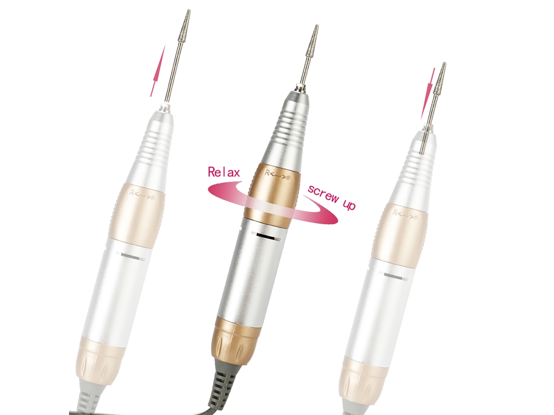 Kit Profissional De Lixadeira Elétrica Para Unhas 35000rpm Ferramentas De Salão De Manicure Com Acessorios