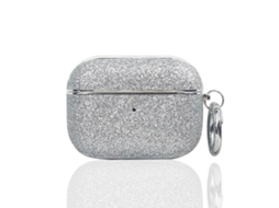 Camada protetora para fones de ouvido semi-fio com glitter e revestimento eletrolítico. GIECY