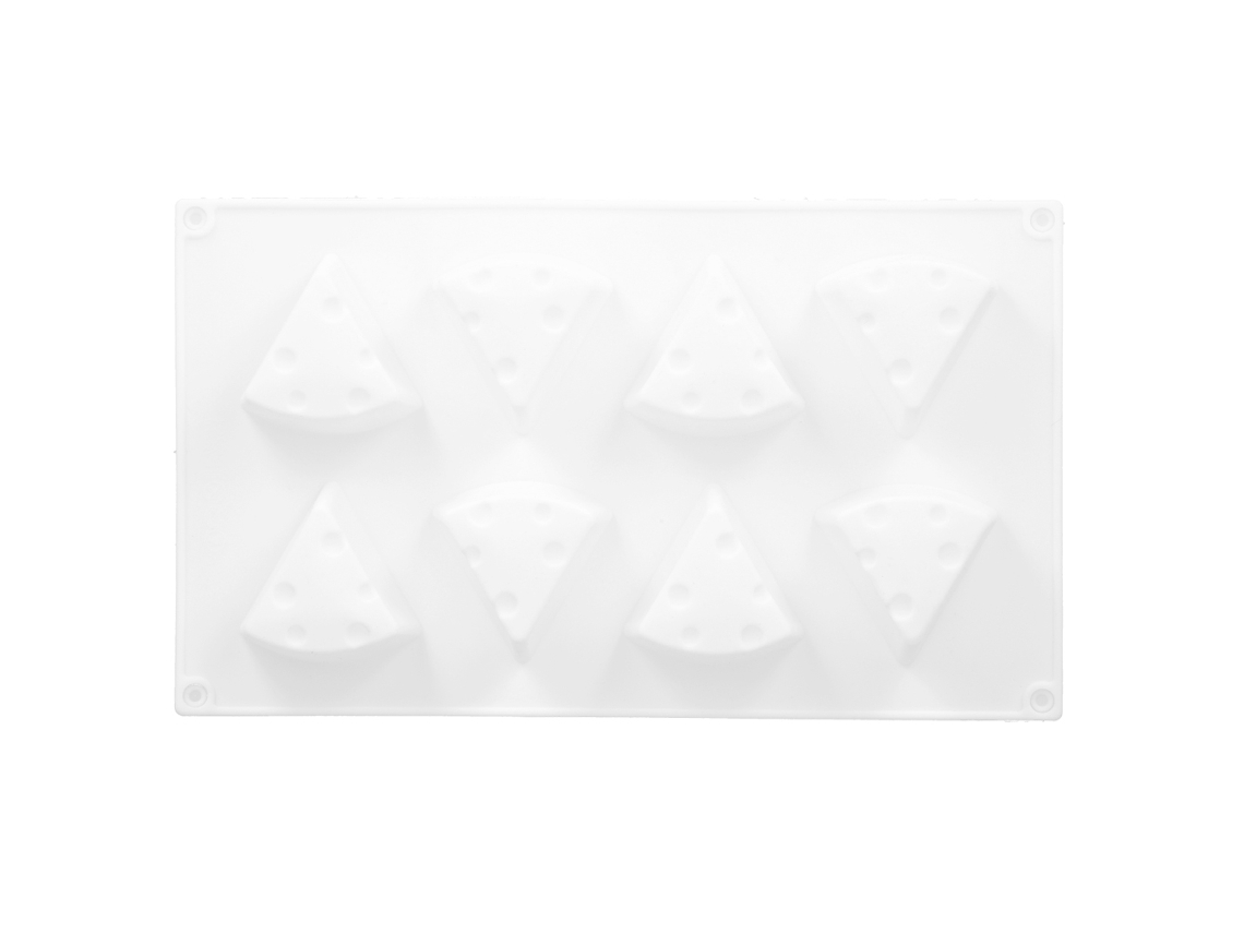Molde De Silicona Com 8 Cavidades Para Pastéis, Queijo, Mousse, Chocolate, Postres E Horneados