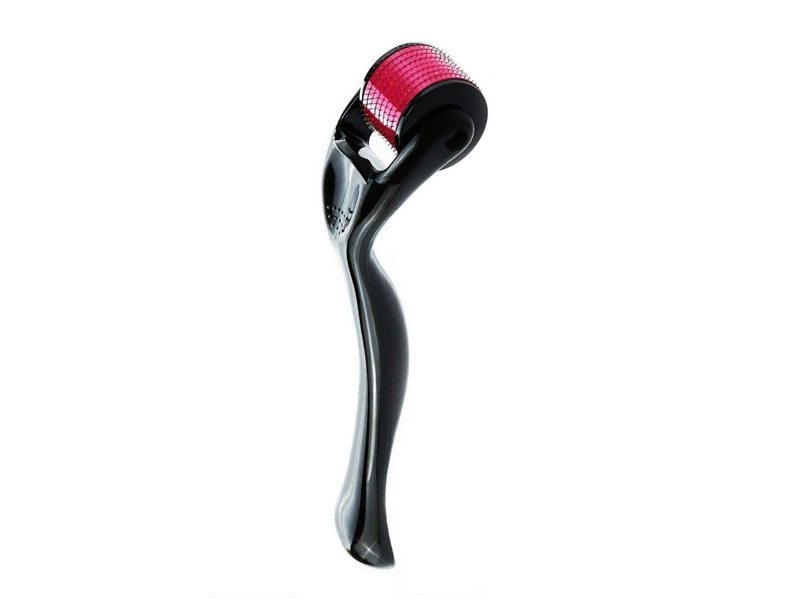 Elysve Derma Roller 1 Mm, Para Rosto, Roller De Microagulhas, Adequado, Barba E Cabelo. Vermelho
