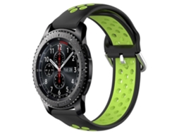 Pulseira De Silicone Esportiva Perfurada E Respirável De 22 Mm Para Samsung Gear S3 Frontier