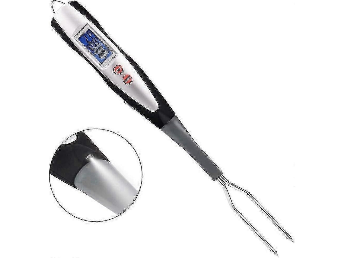 Garfo Termômetro para Carne, Churrasco com Digital, Digital Cozinha, G Arfo de Leitura Instantânea Par GOKOCO