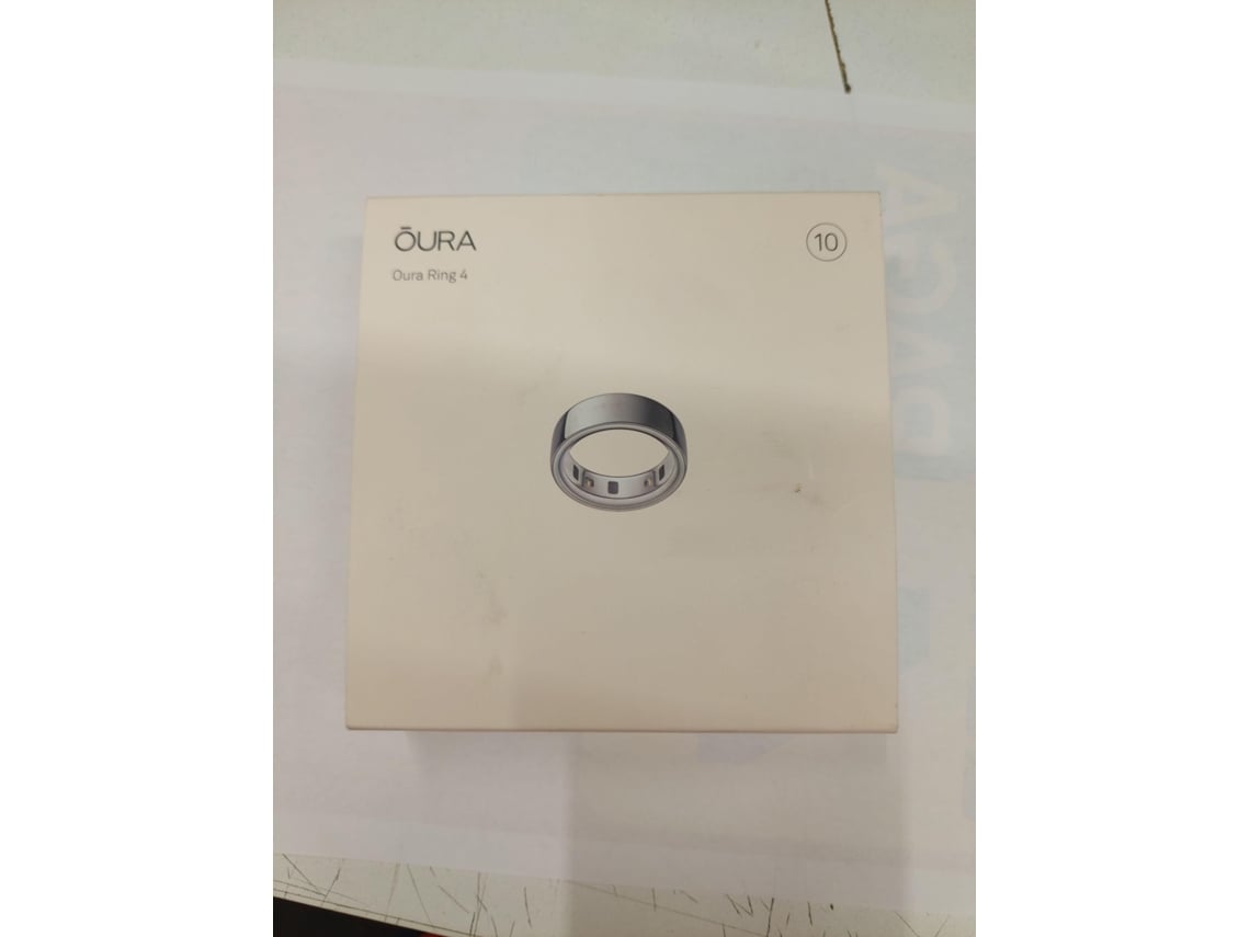 Smart Ring OURA Ring 4 (Outlet Caixa Aberta - Prateado - Tamanho 10)