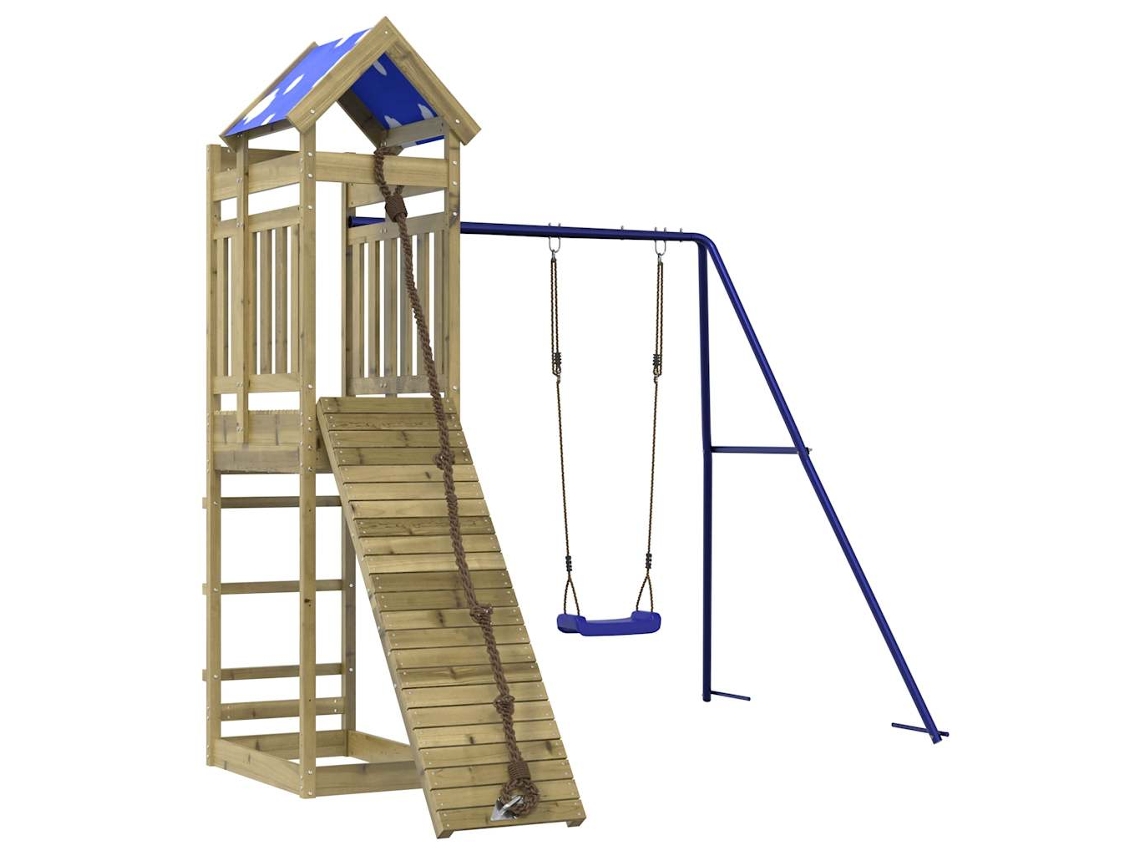 Outdoor Playset, Outdoor Playsets Vidaxl Marrom Madeira De Pinho Impregnada (n/a)