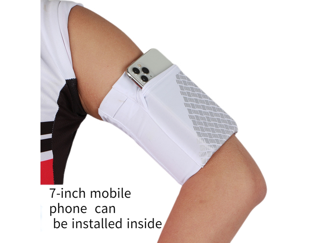 Braçadeira Esportiva Universal Para Todos Os Celulares. Braçadeira Para Celular Ideal Para Corrida, Exercícios E Treinos Na Academia. Compatível Com C