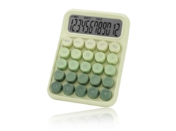 Calculadora Mecânica De Mesa, Calculadora Bonita Com Botões Grandes 817proverde Floresta Gradiente SUNNY SPACES