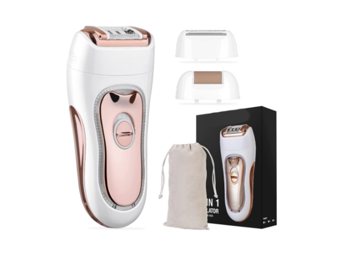 Depiladora Sem Fio Para Depilação De Longa Duração, Depilação E Barbear, Depiladora Feminina Com Luz Led, Rosa Yizhood