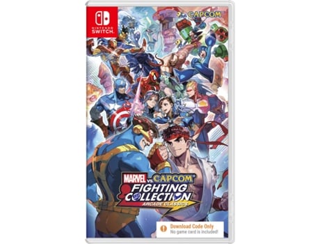 Pré-venda Jogo Nintendo Switch Marvel Vs Capcom-Fight Col (Código de Descarga na Caixa)