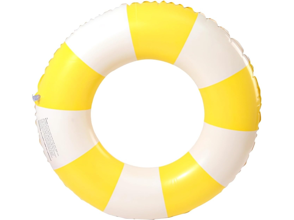 Boia Inflável Para Adultos, Boia De Piscina Em Formato De Boia, Jangada Inflável Listrada Retrô, Para Férias Na Praia E Festas Na Piscina—yux