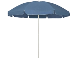 Guarda-sol Para Em Poliéster Azul Pátio, Terraço Com Proteção Uv Impermeável