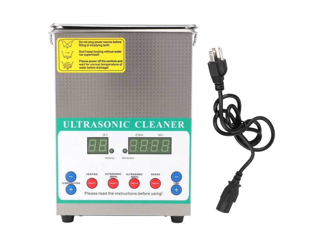 Laxiscreed Limpador Ultrassônico Compacto Com Controle Digital Para Joias E Objetos Pequenos