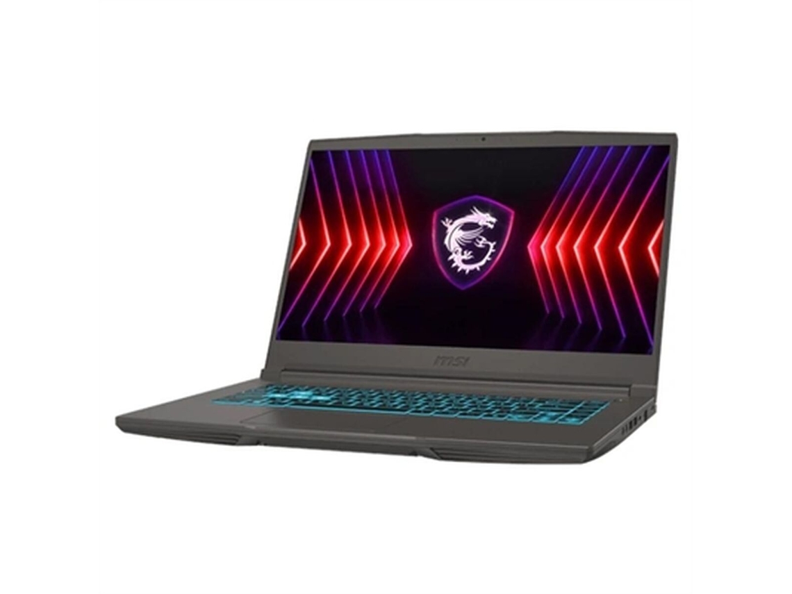 Laptop MSI Thin A15-040XES (16 GB RAM - 512 GB SSD - 15,6" - Tomada EU - Qwerty espanhol - AMD Ryzen 7 - Nvidia Geforce RTX 4050)