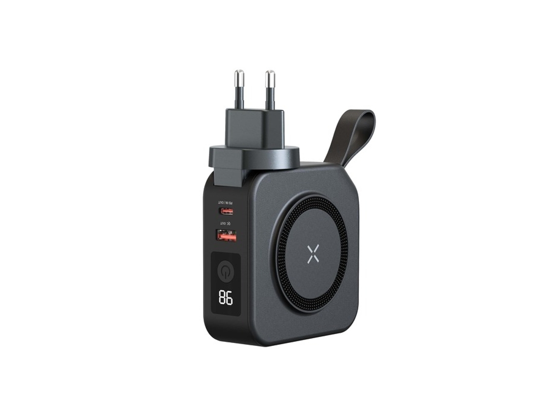Power Bank Led TIGER Pele Sintética Preto
