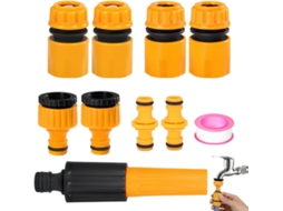 Kit De Conectores Para Mangueira Jardim - 9 Peças Com E Acessórios