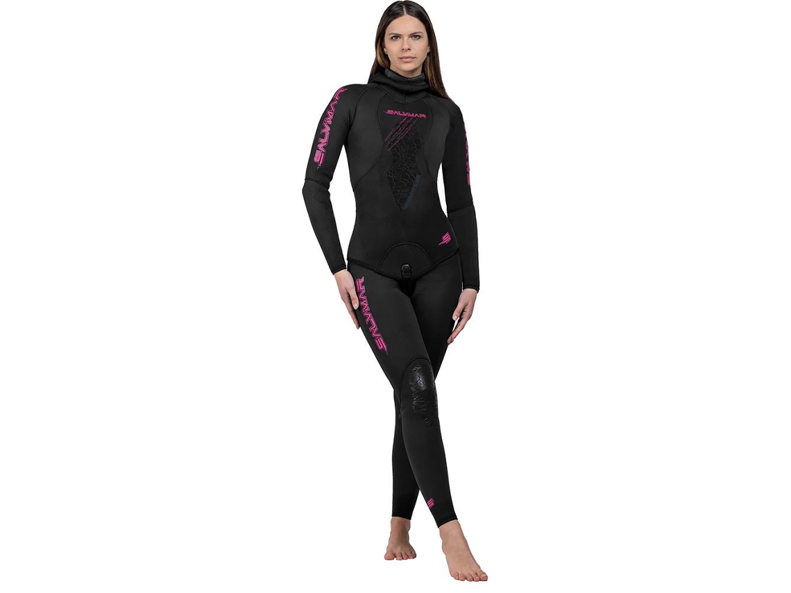 Wetsuit de Caça Submarina Seawalker 3.5 Mm Preto Msalvimar