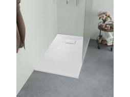 Vidaxl Base De Chuveiro Smc 90x90 Cm Branco