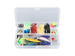 Kit de Iscas de Pesca 103 Peças Multifuncional