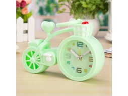 Relógio Criativo Para Crianças Em Formato De Bicicleta, Cores Doces, Despertador Eletrônico Para Quarto, Sala De Estar, Decoração Slowmoose