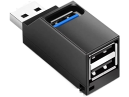 Hub Usb 3.0 Com 3 Portas E Divisor De 5 Gbps Para Laptop, Pc Mac