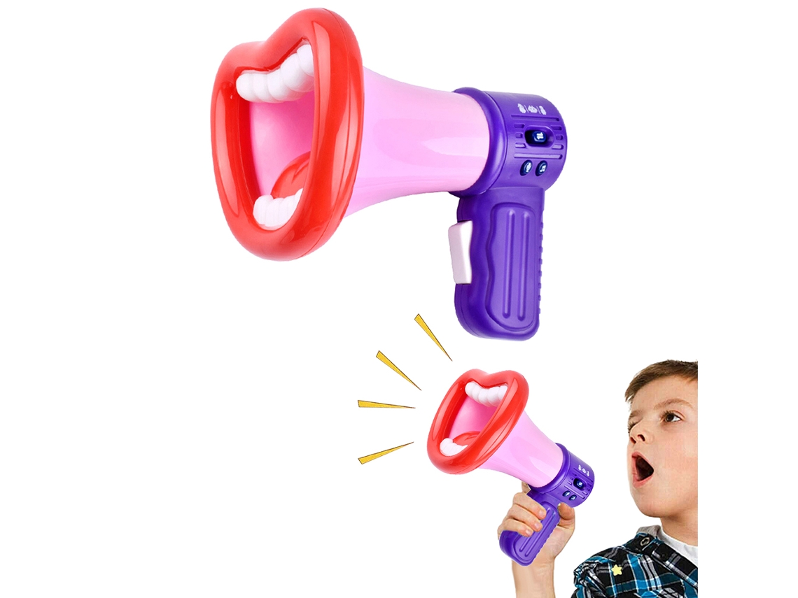 Brinquedo De Megafone Com Alterador De Voz Inovador Alto-falante Gravador Para Crianças 3+