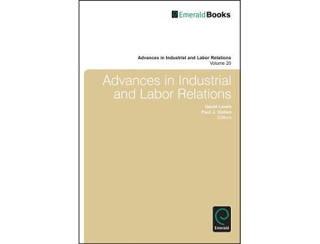 Livro Advances in Industrial Labor Relations de David Lewin (Inglês - Capa Dura)