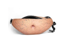 Sacola De Presente Engraçada Para Pai Com Barriga De Cerveja E Cabelo Médio Pochete 3d Para Homens Para Natal, Aniversário E Halloween Olysi Shop