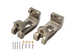 Bloco De Caster Dianteiro De Alumínio 2pcs 1/8 Para Traxxas Sledge Cart 95076-4 Cor Ti Acessório Rc