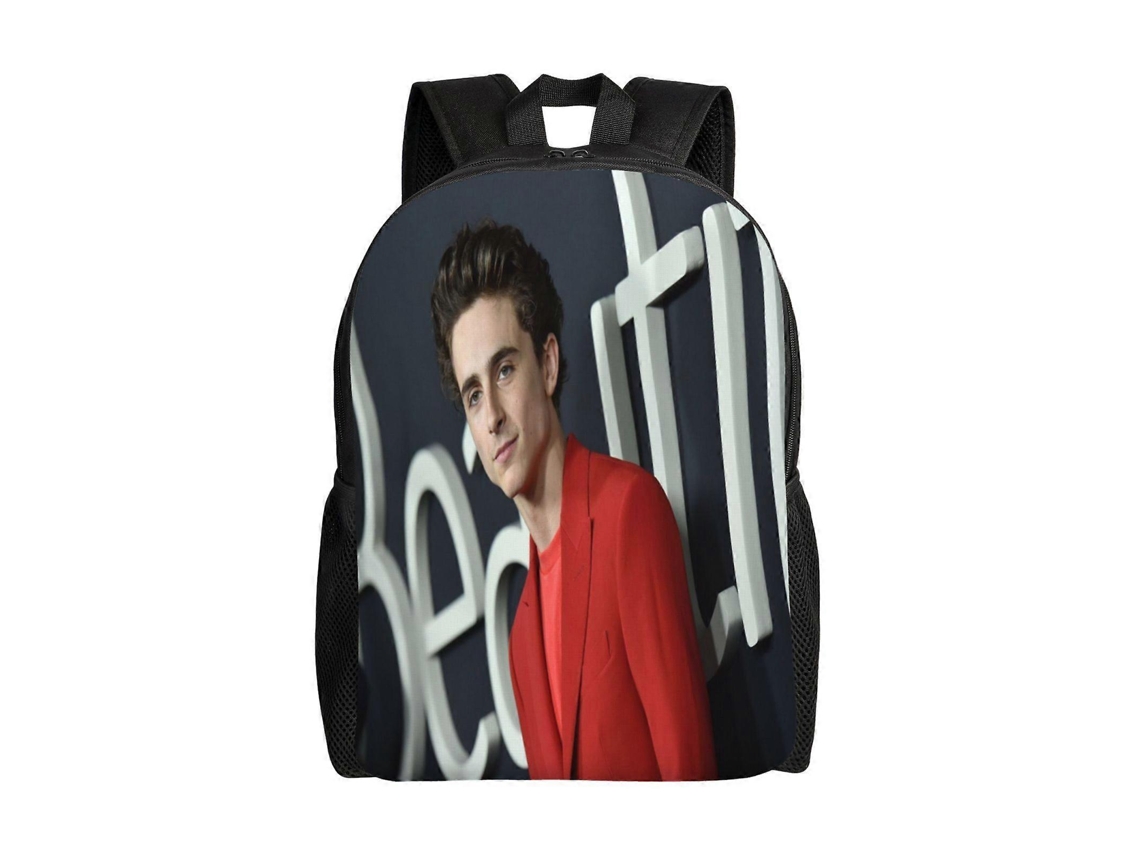 Mochila Timothe Chalamet D215 Para Escola E Trabalho, Leve E À Prova Dágua, Mochila Estilosa Para Estudantes E Adultos M215 Olysi Shop