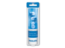 Auriculares com Fio PHILIPS She3590Bl (In Ear - Microfone - Azul)