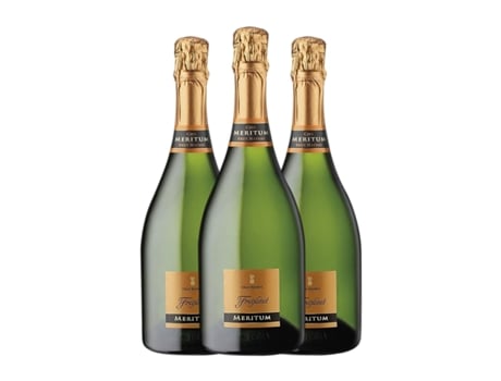 Espumante FREIXENET Meritum Brut Nature Cava Grande Reserva (0.75 L - 3 Unidades)
