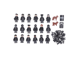 Mali 18pcs Bonecos de Ação Soldado Miniaturas Plásticas Brinquedos Educação Infantil M8075