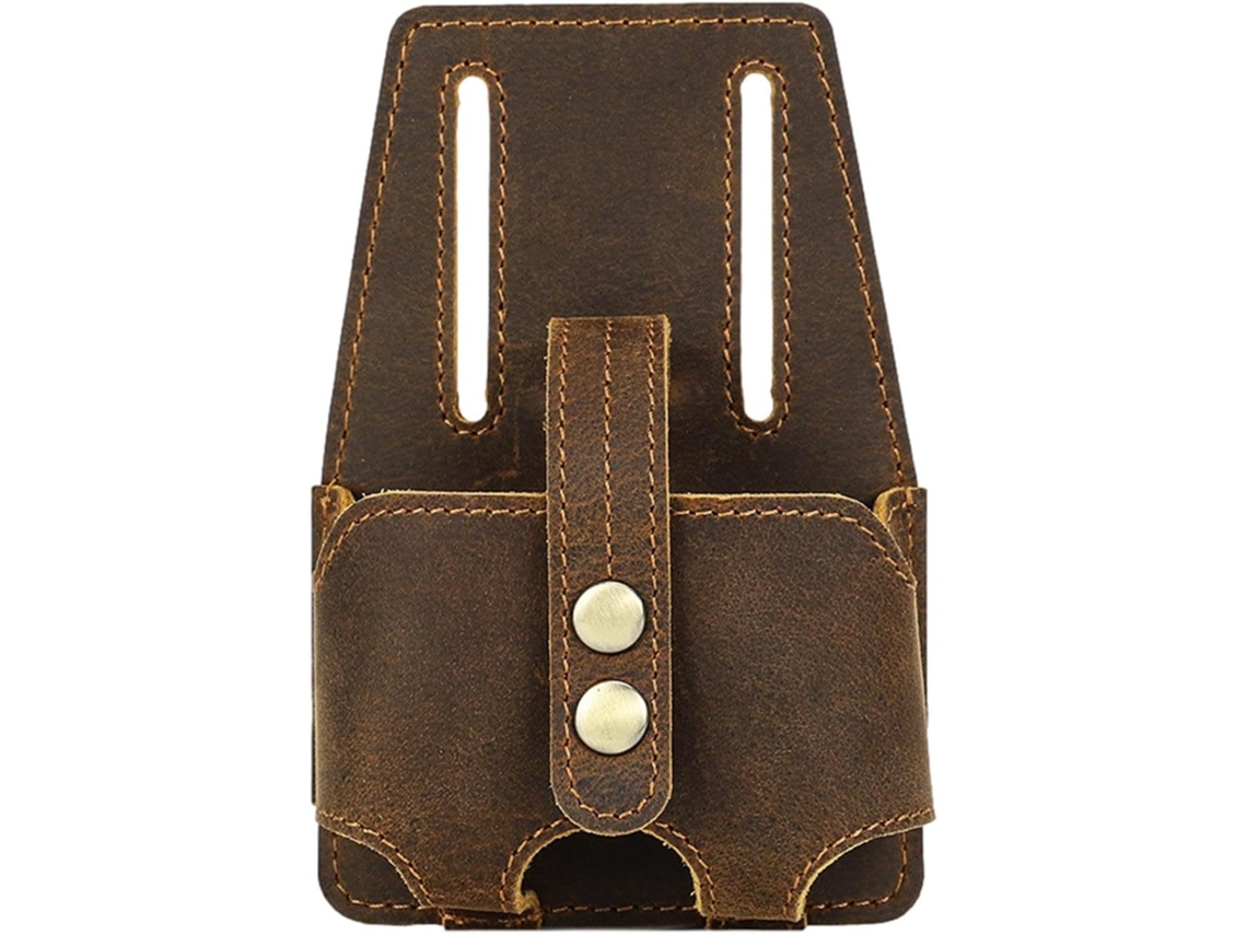 Bolsa Para Cinto De Ferramentas, Porta-fita Métrica Em Couro,