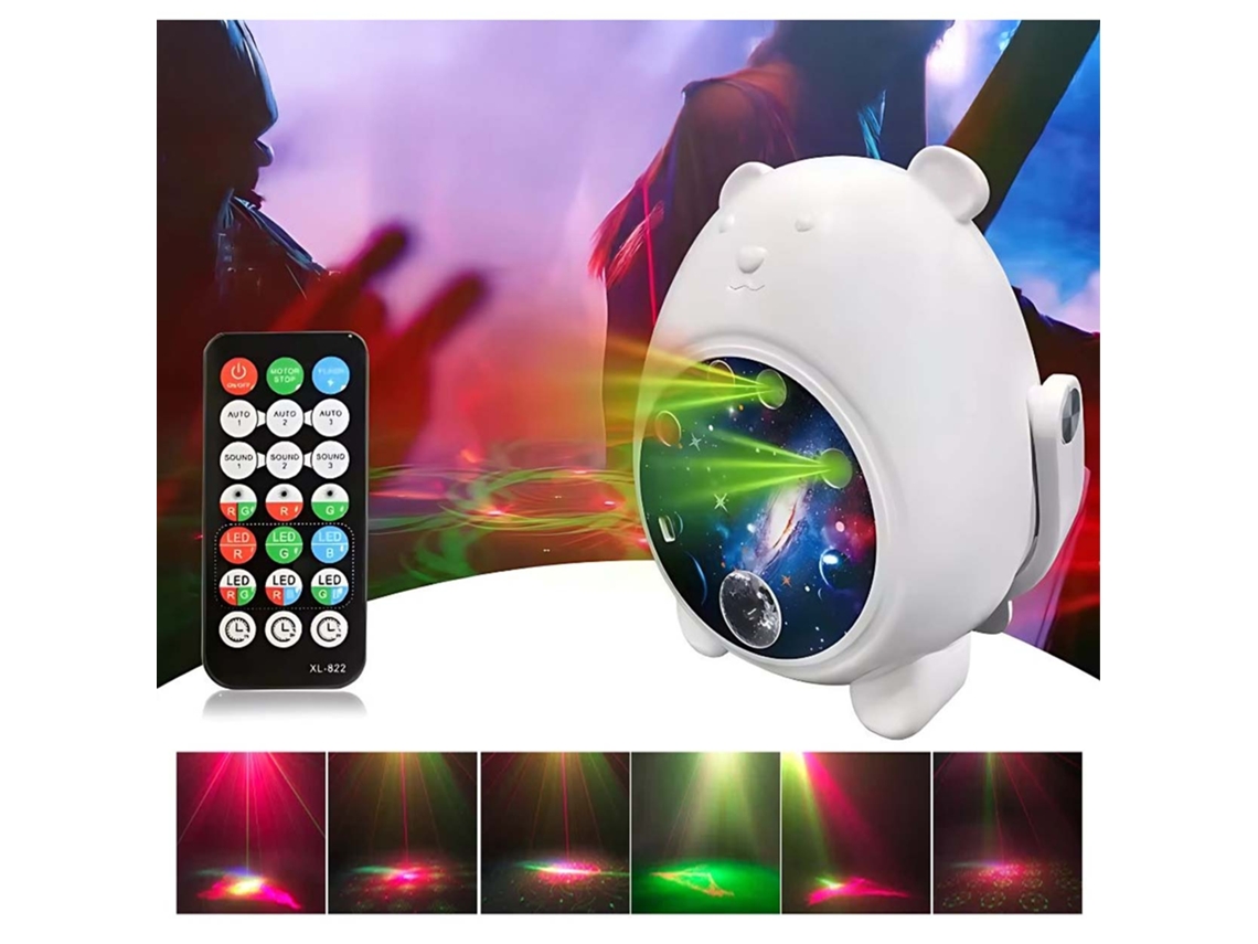 Projetor a Laser Led Rgb 3d para Festas BRILVIBERA