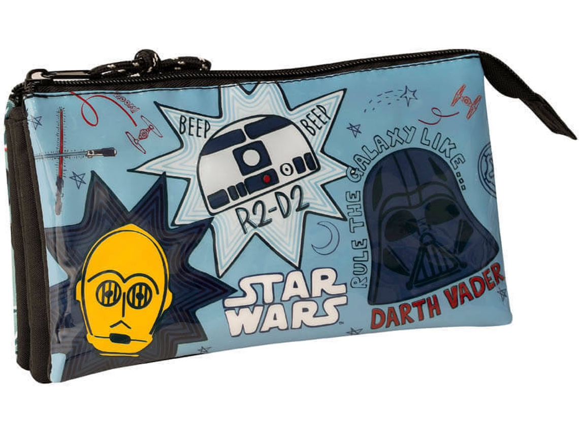 Estojo STAR WARS Triplo (22x12x3cm)