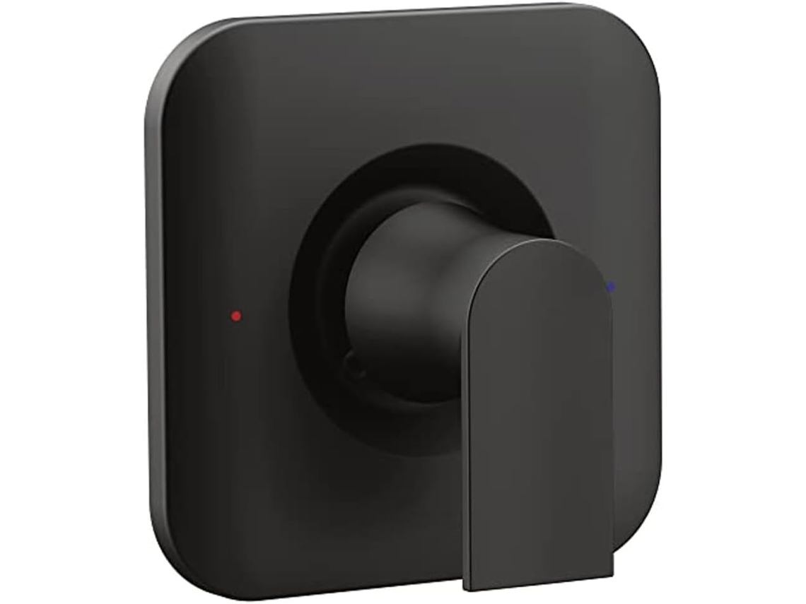 Kit De Acabamento Moderno Em Preto Fosco Para Torneira Chuveiro, Compatível Com Válvulas 2510, 2520, 2570, 2580e