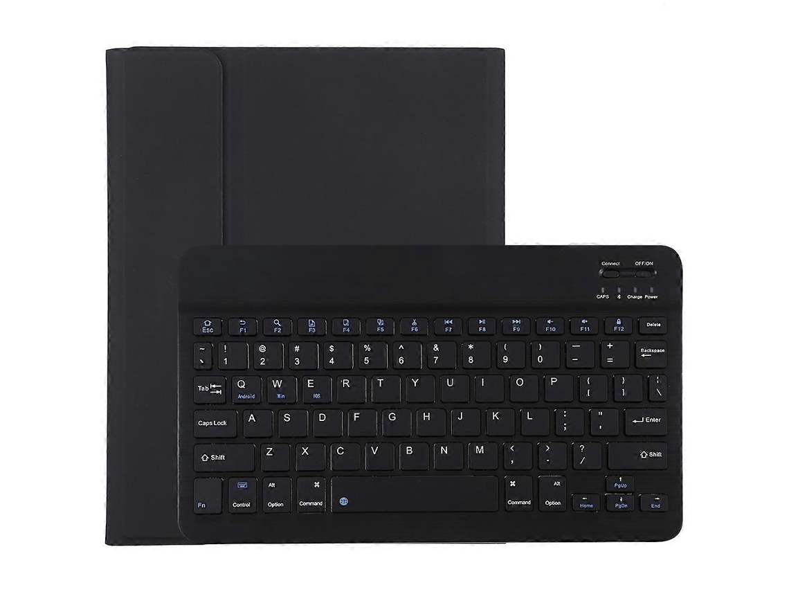 Capa de microfibra TG11B com teclado Bluetooth preto removível para iPad Pro de 11 polegadas, com compartimento para lápis e suporte WeBake (2020)